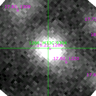 M33C-9304 in filter R on MJD  58375.140