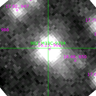 M33C-9304 in filter R on MJD  58695.360