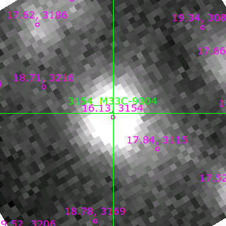 M33C-9304 in filter R on MJD  59161.090