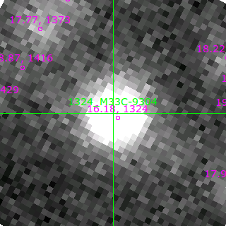 M33C-9304 in filter V on MJD  58103.180