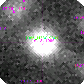 M33C-9304 in filter V on MJD  58420.100