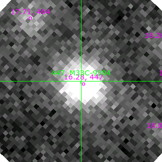 M33C-9304 in filter V on MJD  58433.000