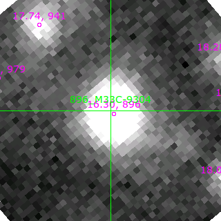 M33C-9304 in filter V on MJD  58695.360