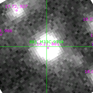 M33C-9304 in filter V on MJD  59059.390