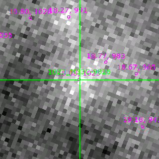 M33C-9826 in filter B on MJD  57687.130
