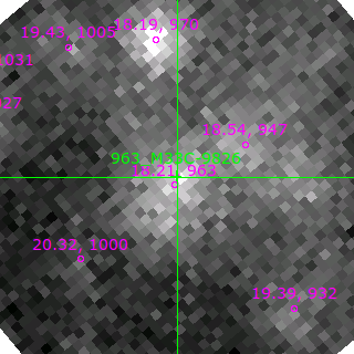 M33C-9826 in filter B on MJD  58695.360