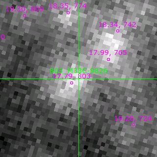 M33C-9826 in filter R on MJD  57335.180