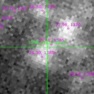 M33C-9826 in filter R on MJD  57964.350