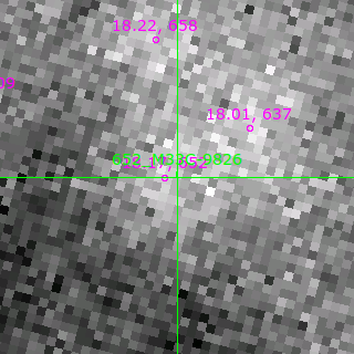 M33C-9826 in filter V on MJD  57310.130