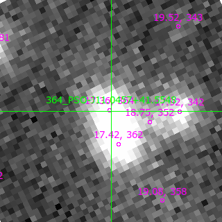 PSO-J11.0457+41.5548 in filter B on MJD  60147.260