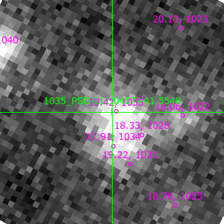 PSO-J11.0457+41.5548 in filter R on MJD  58077.110