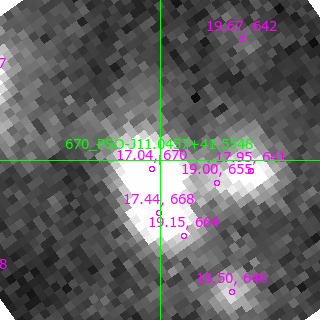 PSO-J11.0457+41.5548 in filter R on MJD  58812.080