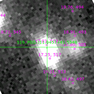 PSO-J11.0457+41.5548 in filter R on MJD  59905.070