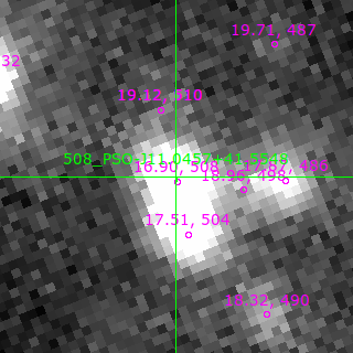 PSO-J11.0457+41.5548 in filter R on MJD  60649.080
