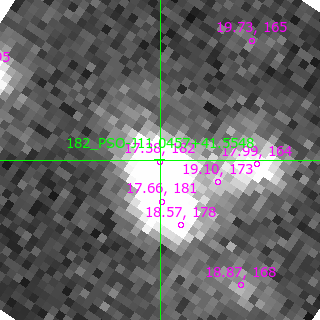 PSO-J11.0457+41.5548 in filter V on MJD  58312.290
