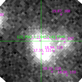PSO-J11.0457+41.5548 in filter V on MJD  58403.080