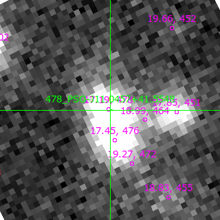 PSO-J11.0457+41.5548 in filter V on MJD  60147.260
