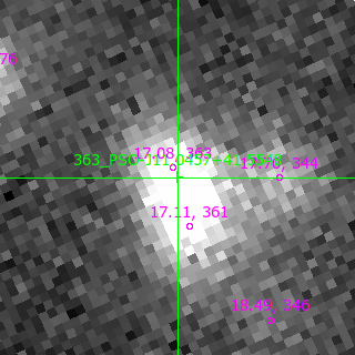 PSO-J11.0457+41.5548 in filter V on MJD  60202.100