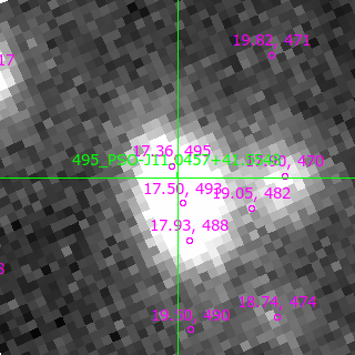 PSO-J11.0457+41.5548 in filter V on MJD  60290.100