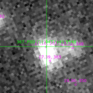 PSO-J11.0457+41.5548 in filter V on MJD  60469.350