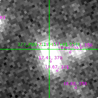 PSO-J11.0457+41.5548 in filter V on MJD  60555.130