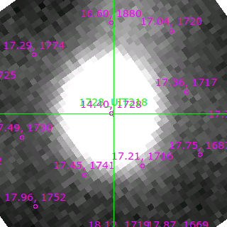 UIT218 in filter B on MJD  58779.180