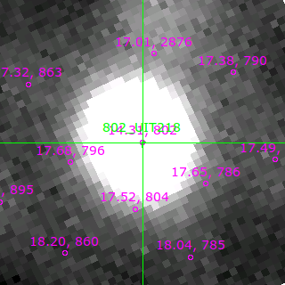 UIT218 in filter B on MJD  59854.230