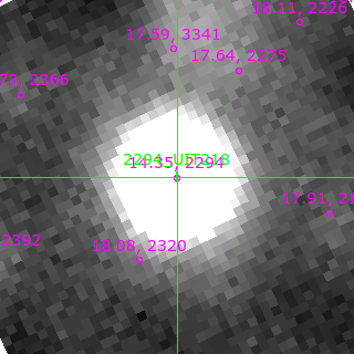 UIT218 in filter B on MJD  59903.220