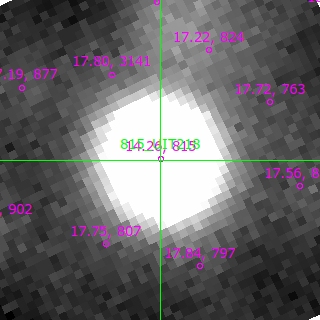 UIT218 in filter B on MJD  60262.140