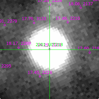 UIT218 in filter B on MJD  60262.140