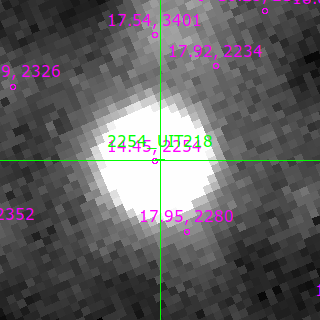 UIT218 in filter B on MJD  60556.260