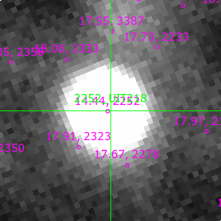 UIT218 in filter B on MJD  60612.150