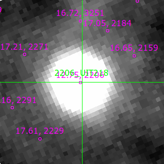 UIT218 in filter I on MJD  60533.380