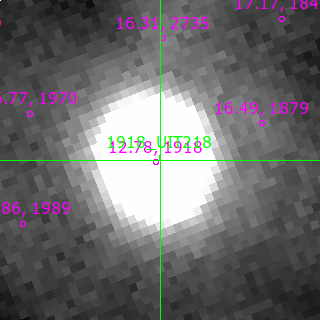 UIT218 in filter I on MJD  60651.160