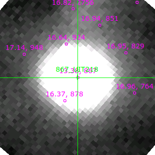 UIT218 in filter R on MJD  58375.140