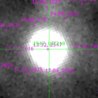 UIT218 in filter R on MJD  60594.110