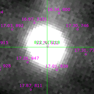 UIT218 in filter V on MJD  57964.350