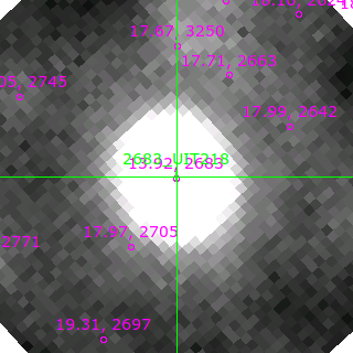 UIT218 in filter V on MJD  58673.380