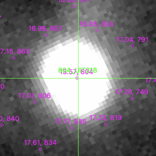 UIT218 in filter V on MJD  59879.130