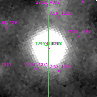 UIT218 in filter V on MJD  60172.380