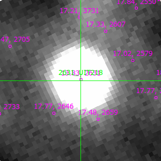 UIT218 in filter V on MJD  60261.120