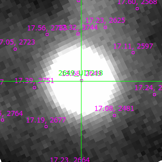 UIT218 in filter V on MJD  60262.140