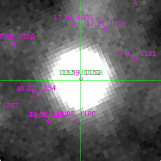 UIT218 in filter V on MJD  60292.190