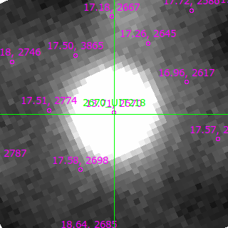 UIT218 in filter V on MJD  60292.190