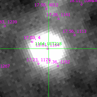 UIT218 in filter V on MJD  60342.090