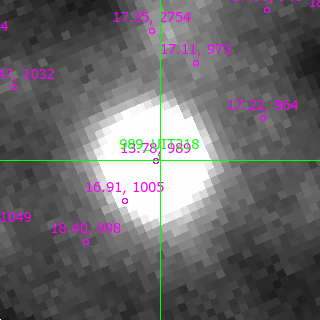 UIT218 in filter V on MJD  60342.090