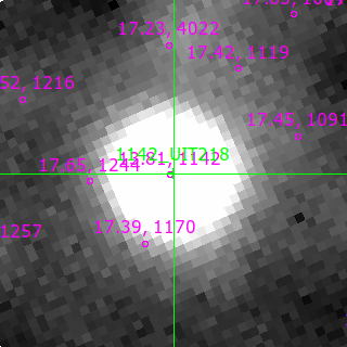 UIT218 in filter V on MJD  60556.260