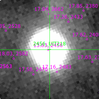 UIT218 in filter V on MJD  60594.110