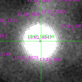 UIT218 in filter V on MJD  60612.150