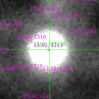 UIT218 in filter V on MJD  60651.160